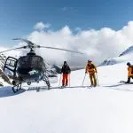 heli skiing mountain adventure