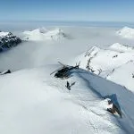 heliskiing mountain peak adventure